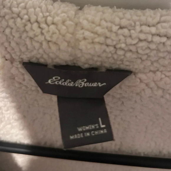 EDDIE BAUER Sherpa lined cardigan. Size large. Excellent condition! - Picture 4 of 7